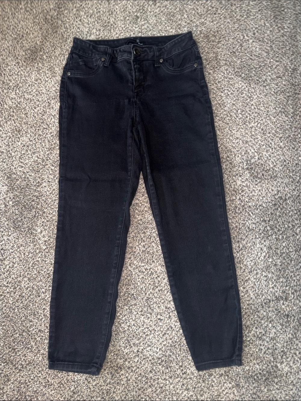 1822 Denim Women's Black Boyfriend Jeans